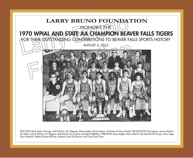1970 Beaver Falls Team