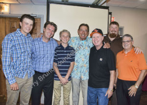 Jim Campbell and boys with Joe Ursidea and son