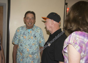 Jim Campbell talking with Joe N