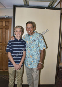 Joe N with the grandson of Jim Campbell