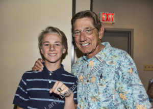 grandson of Jim Campbell with super bowl ring